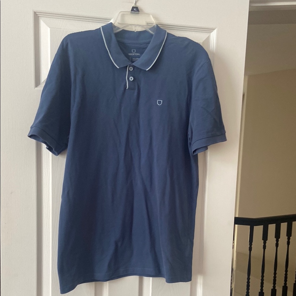 Men's Brixton Blue Polo Shirt